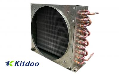 Small high-efficiency condenser for freezer