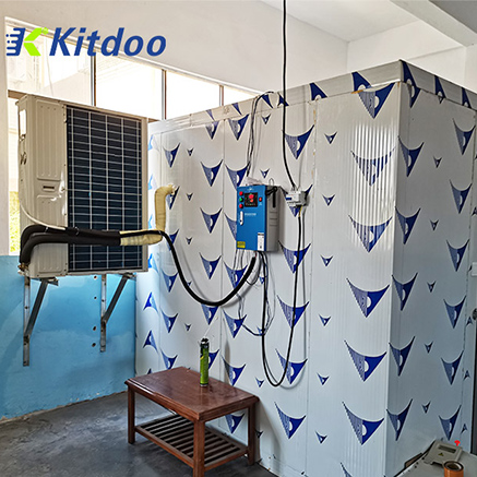 The hot fluorinated frost unit cooler project independently developed by KITDOO was successfully completed